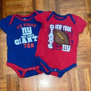NFL NY Giants onesies